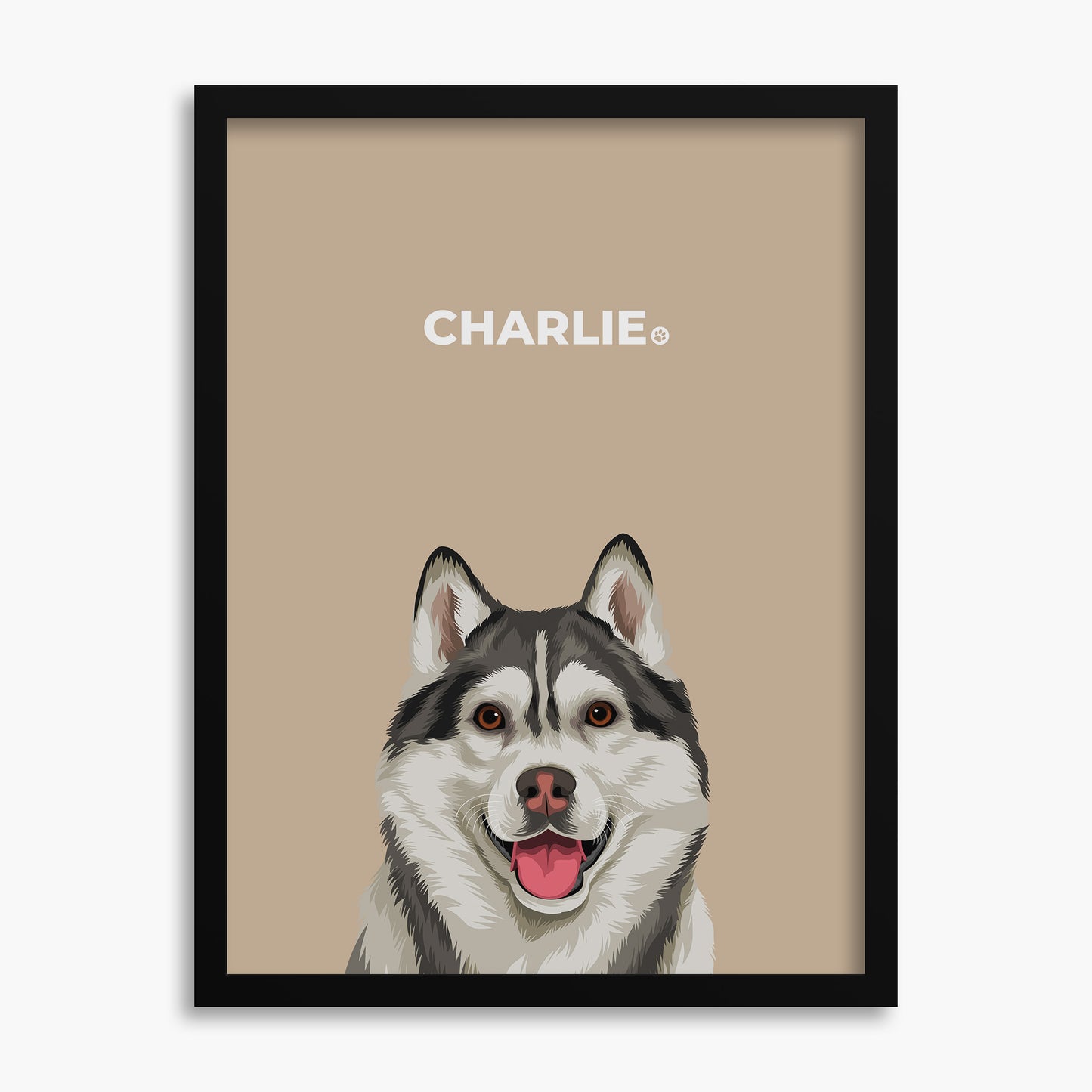 Classic (1 Pet) - Custom Pet Poster