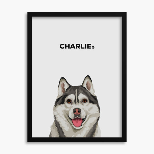 Classic (1 Pet) - Custom Pet Poster