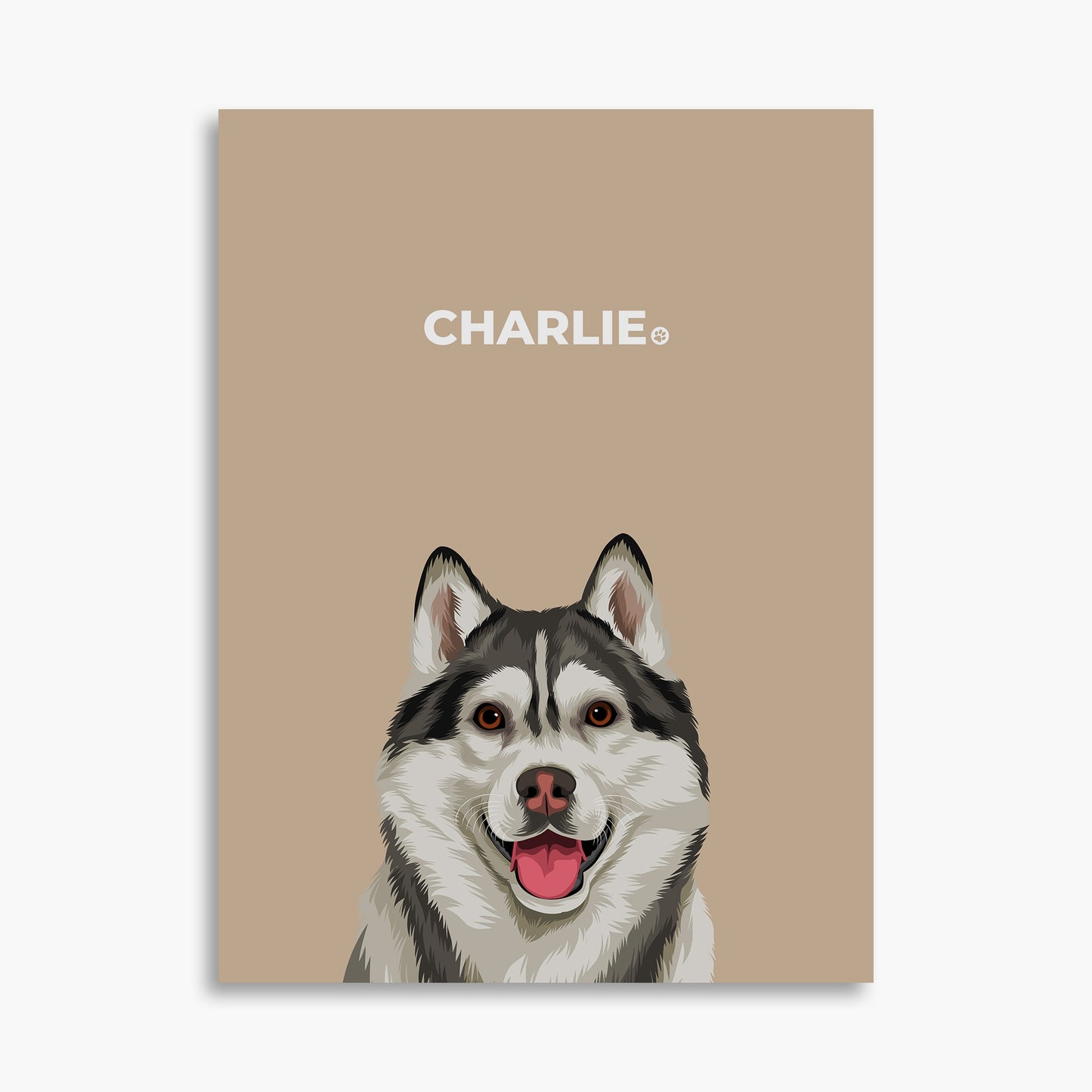 Classic (1 Pet) - Custom Pet Poster