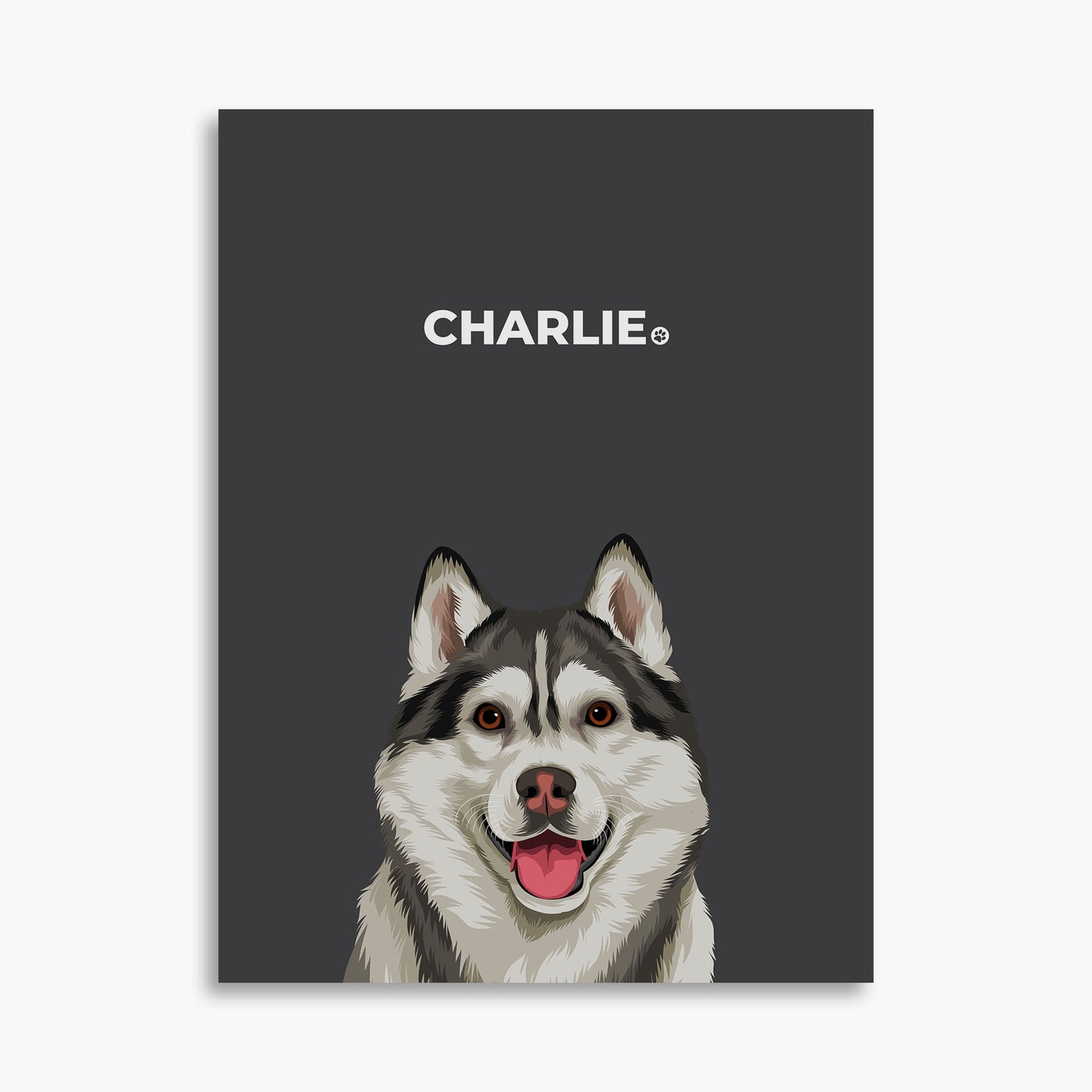 Classic (1 Pet) - Custom Pet Poster