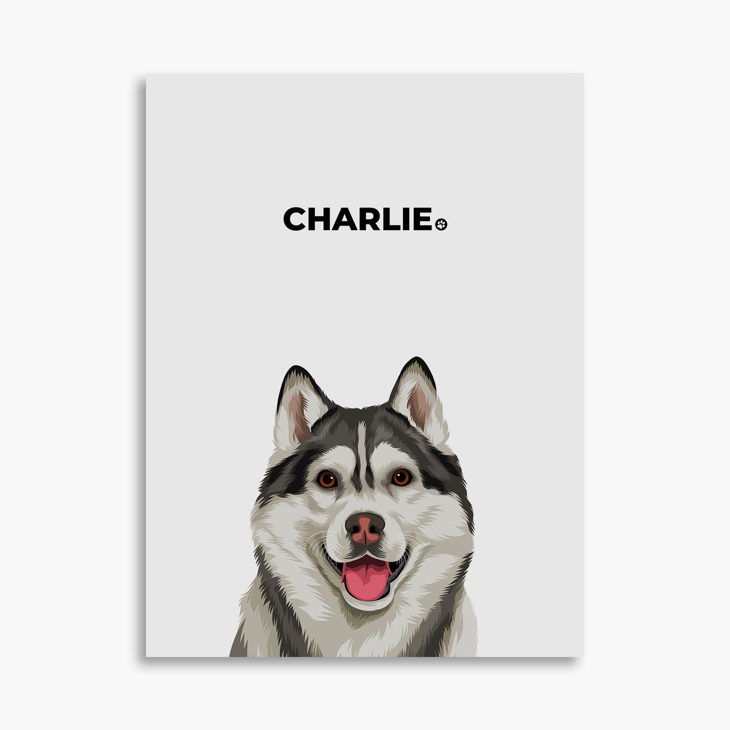 Classic (1 Pet) - Custom Pet Poster