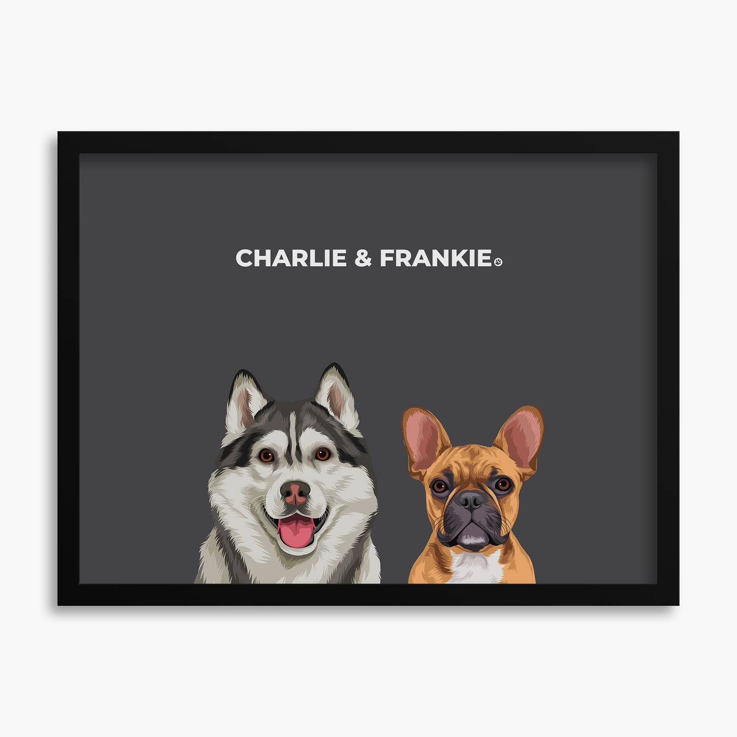 Classic (2 Pets) - Custom Pet Poster