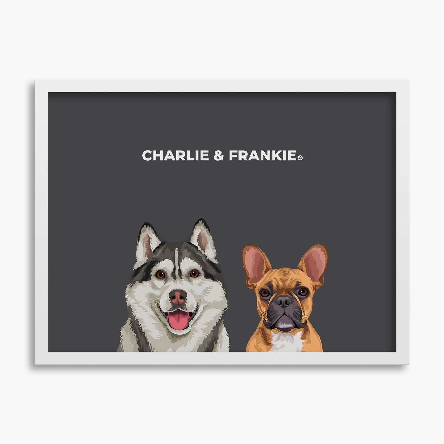 Classic (2 Pets) - Custom Pet Poster