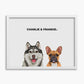 Classic (2 Pets) - Custom Pet Poster