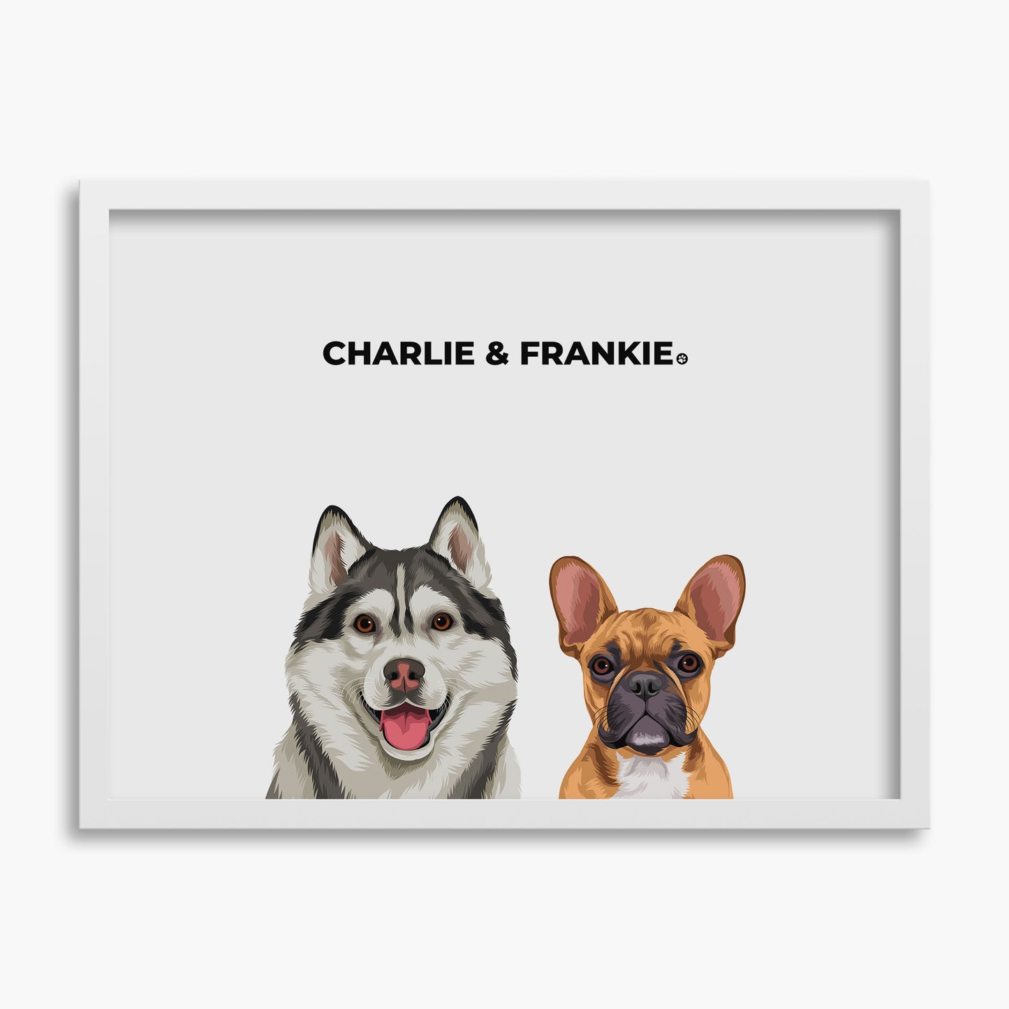 Classic (2 Pets) - Custom Pet Poster
