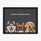 Classic (3 Pets) - Custom Pet Poster