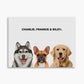 Classic (3 Pets) - Custom Pet Poster