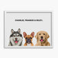 Classic (3 Pets) - Custom Pet Poster